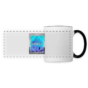 Oxford England UK City Skyline Home Love - Panoramic Mug - white/black - Front