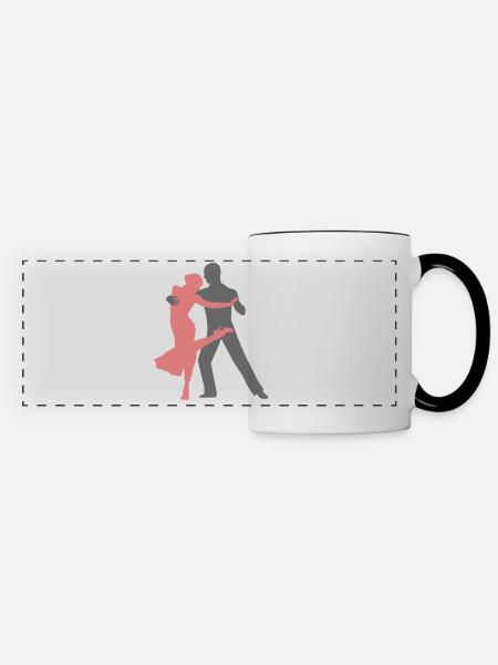 Tango Argentino Geschenk - Panoramatasse - Weiß/Schwarz