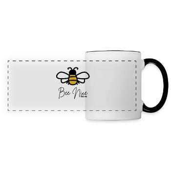bee - Panoramic Mug - white/black - Front