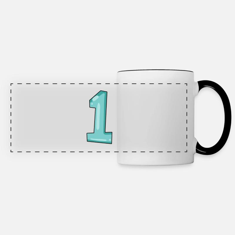 1 - Panoramic Mug - white/black