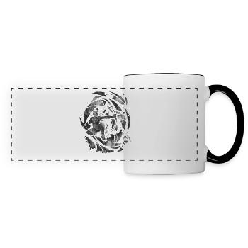 Grunge Arrowtag - Panoramic Mug - white/black - Front