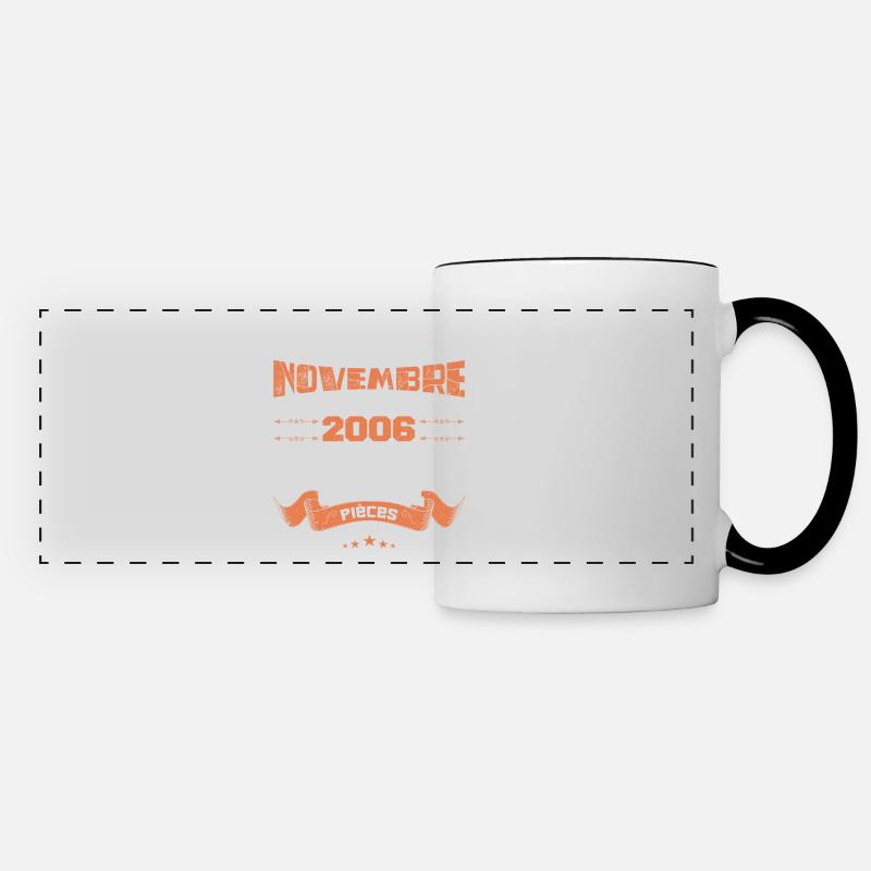 Novembre 2006 - Mug panoramique contrasté et blanc - blanc/noir