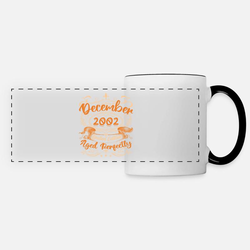 December 2002 | Limited Edition - Mug panoramique contrasté et blanc - blanc/noir