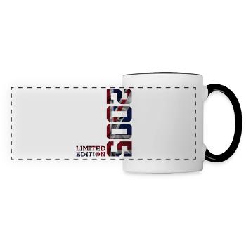 ÉDITION LIMITÉE ANGLETERRE 2005 21E ANNIVERSAIRE BRITANNIQUE - Mug panoramique contrasté et blanc - blanc/noir - Devant
