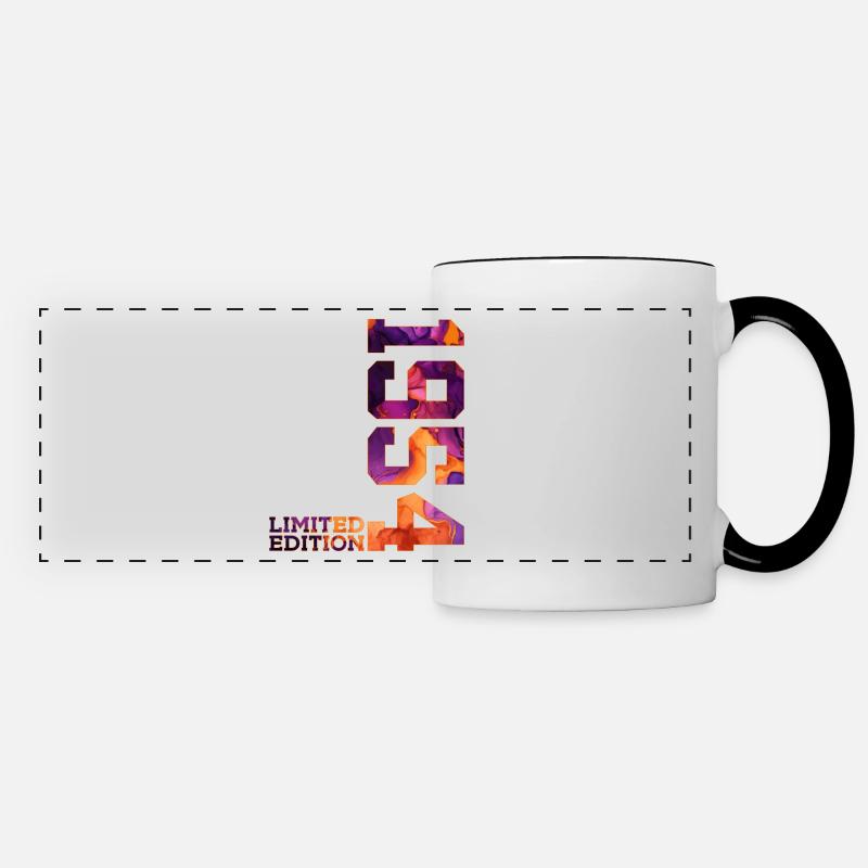 LIMITED EDITION 1954 72 YEARS 72ND BIRTHDAY - Panoramic Mug - white/black