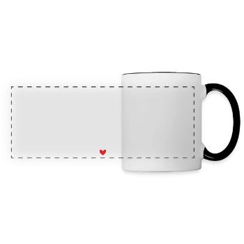 Meilleure pote du monde - Mug panoramique contrasté et blanc - blanc/noir - Devant