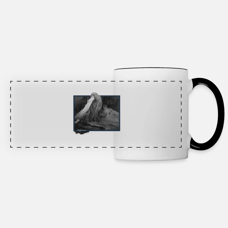 Cervin - Cervin - Mug panoramique contrasté et blanc - blanc/noir