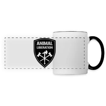ANIMAL LIBERATION - Panoramatasse - Weiß/Schwarz - Vorne