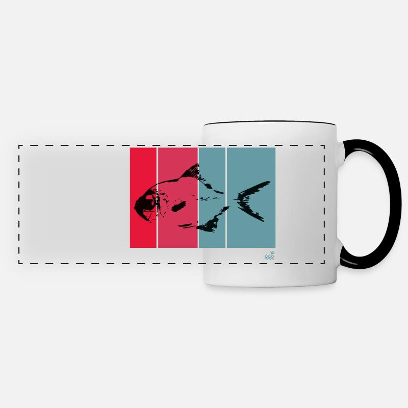 Beryx decadactylus - Panoramic Mug - white/black