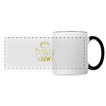 Darts Crew - Panoramic Mug - white/black - Front