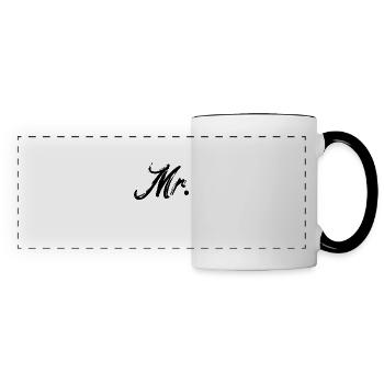 Mr. - Panoramic Mug - white/black - Front