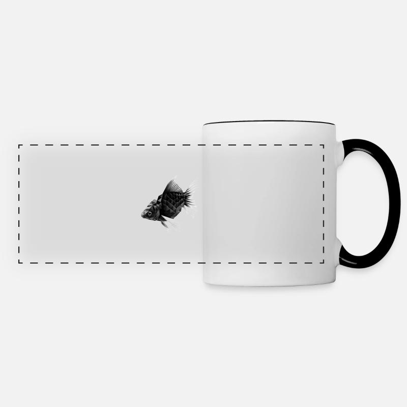 KOI - Mug panoramique contrasté et blanc - blanc/noir