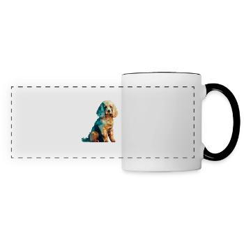 POODLE - Panoramatasse - Weiß/Schwarz - Vorne
