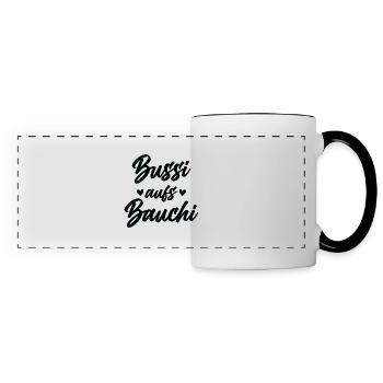 Lustiger Spruch Witzig Humor Geschenkidee - Panoramatasse - Weiß/Schwarz - Vorne