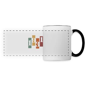1931 Vintage Retro - Panoramatasse - Weiß/Schwarz - Vorne