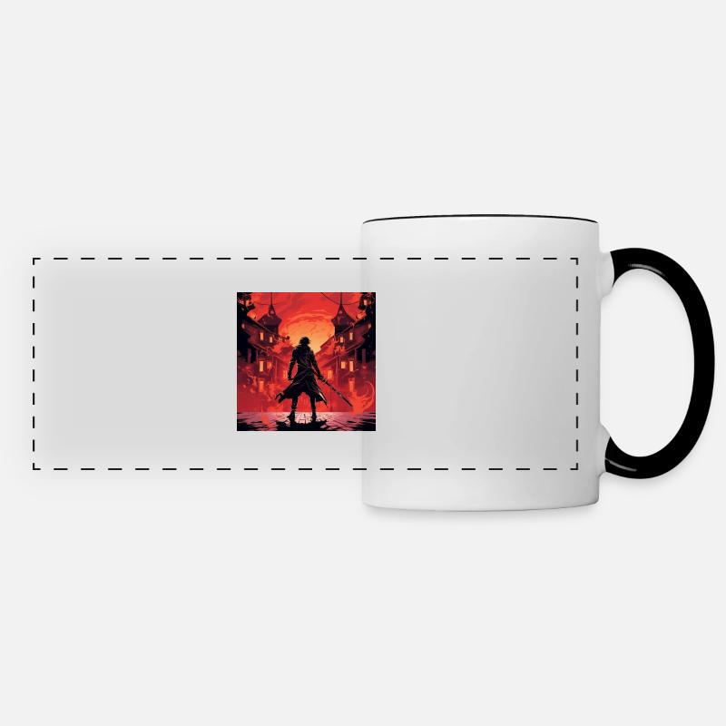 "Zoro" Style - Panoramic Mug - white/black