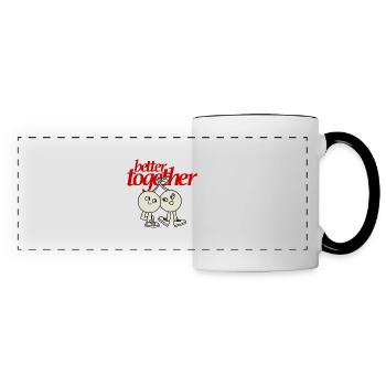 Better Together - Panoramatasse - Weiß/Schwarz - Vorne