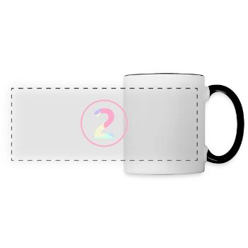 Pastel "Two" 2 - ApriNoeScor - Panoramic Mug - white/black - Front