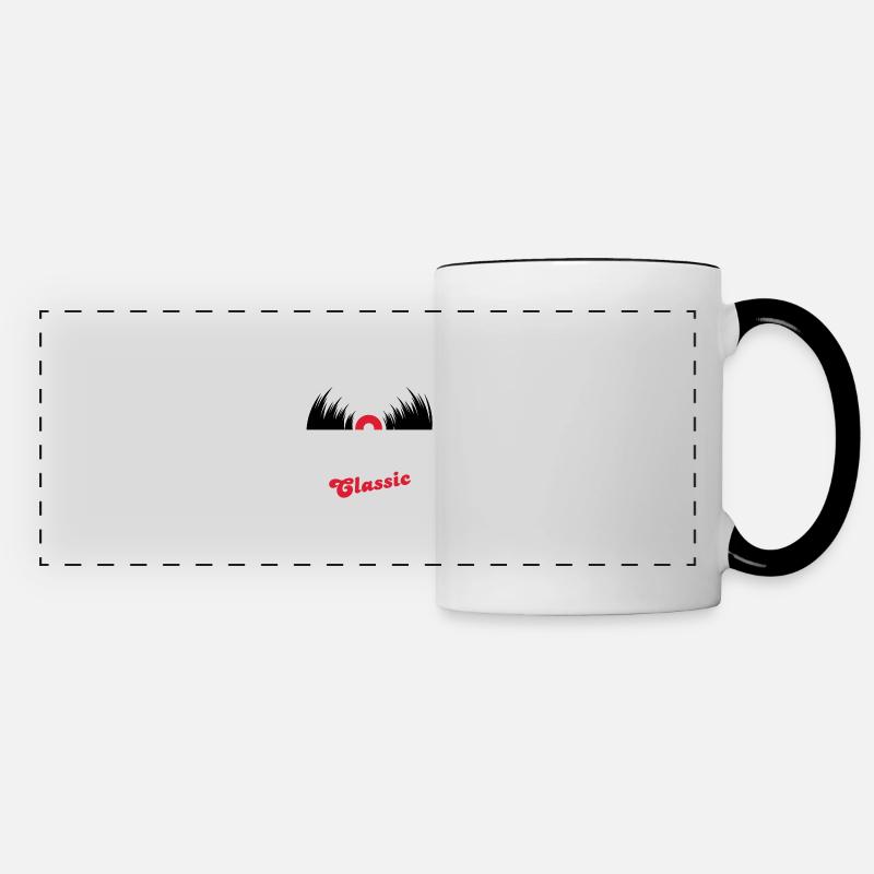 Limited edition 1957 Classic vinyle - Mug panoramique contrasté et blanc - blanc/noir