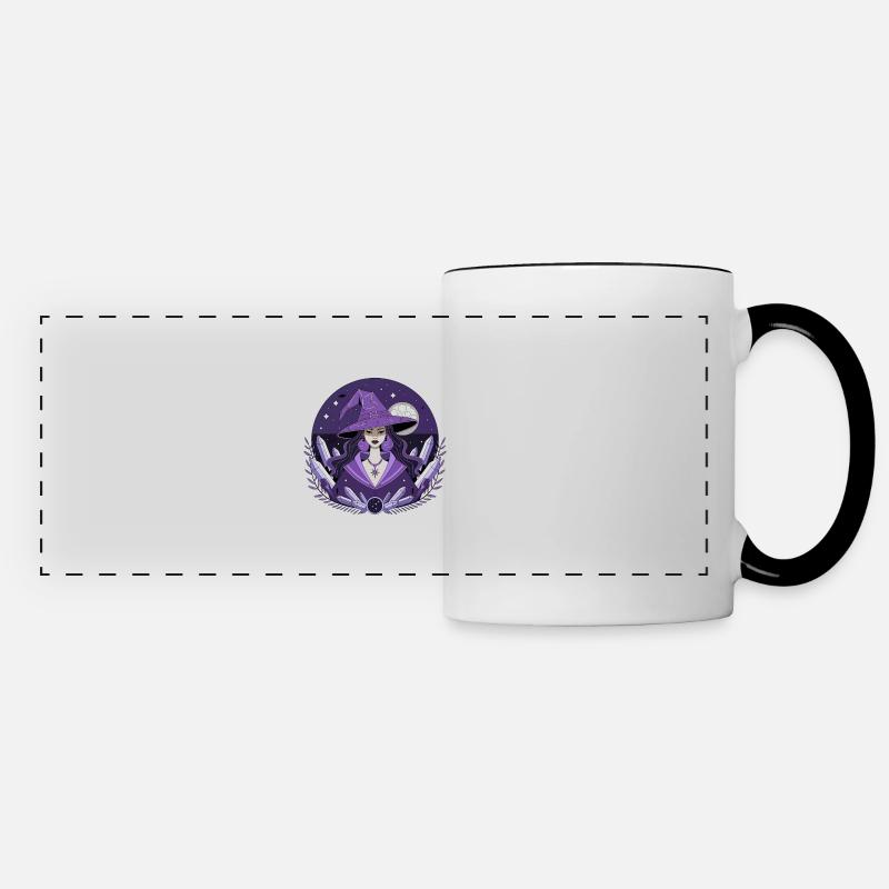 Astral Witch - Panoramic Mug - white/black