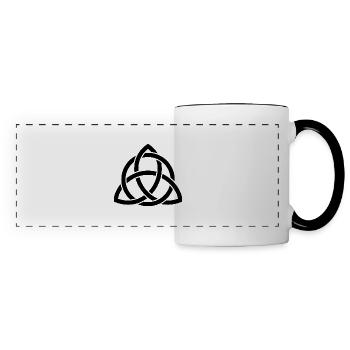 Triquetra - Panoramatasse - Weiß/Schwarz - Vorne