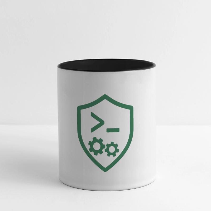Code Shield with Gears Panoramic Mug