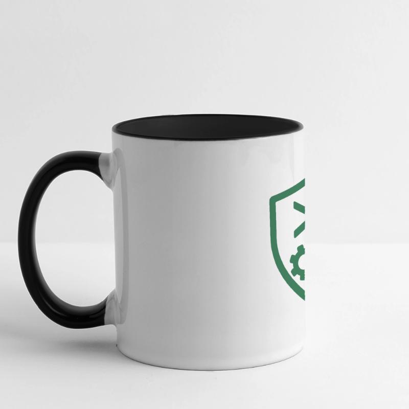 Code Shield with Gears Panoramic Mug