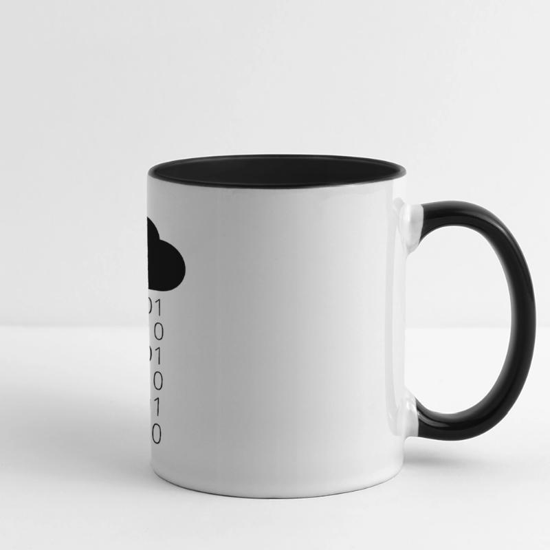 Cloud Data Rain Binary Panoramic Mug