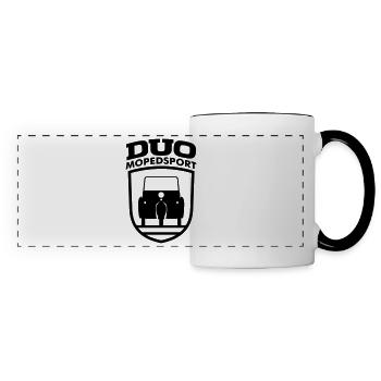 Krause Duo Mopedsport Emblème - Mug panoramique contrasté et blanc - blanc/noir - Devant