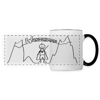 Wanderman - Panoramatasse - Weiß/Schwarz - Vorne