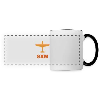 Sint Maarten Airport - SXM - Spotter - Spotting - Panoramic Mug - white/black - Front