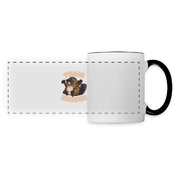 Team Beaver - Panoramic Mug - white/black - Front