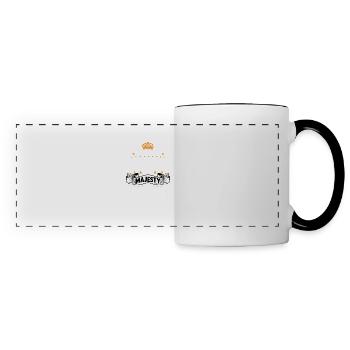 Gynécologie T drôle de dicton Gynécologie de motif - Mug panoramique contrasté et blanc - blanc/noir - Devant