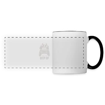 Je n’ai pas besoin de thérapie, j’ai juste besoin de mes jeux vidéo - Mug panoramique contrasté et blanc - blanc/noir - Devant