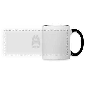 Je n’ai pas besoin de thérapie, j’ai juste besoin de mes jeux vidéo - Mug panoramique contrasté et blanc - blanc/noir - Devant