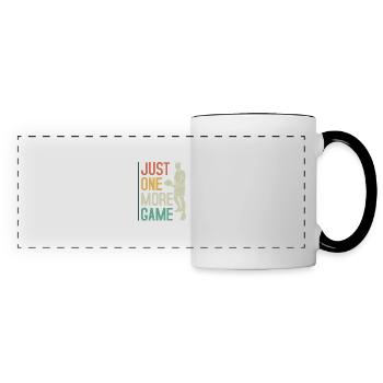 Just One More Game Player Pickleball - Panoramic Mug - white/black - Front