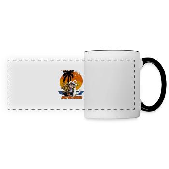 Salty able seaman - Panoramic Mug - white/black - Front