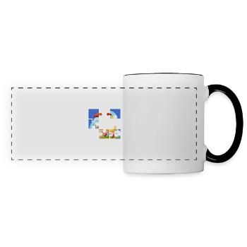 I Make Jigsaw Puzzles Look Easy Solving Piece - Panoramatasse - Weiß/Schwarz - Vorne