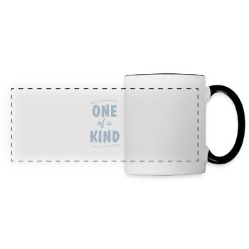 One of a kind - Panoramic Mug - white/black - Front