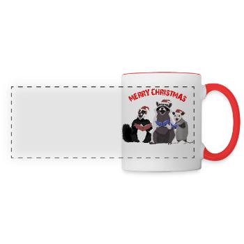 STREET CATS MERRY CHRISTMAS - Panoramic Mug - white/red - Front