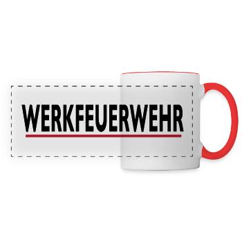 FEUERWEHR Werkfeuerwehr - FW14 - Panoramatasse - Weiß/Rot - Vorne