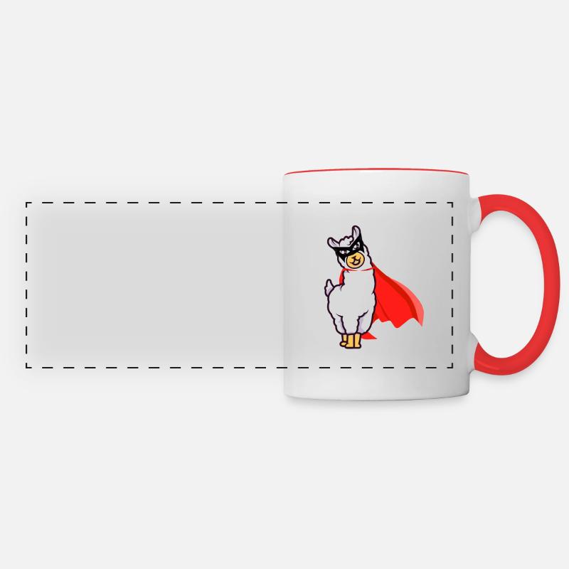 AlpacaPower - Panoramic Mug - white/red