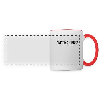 Grâce incroyable - Mug panoramique contrasté et blanc - blanc/rouge - Devant