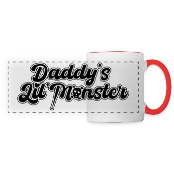Daddys Lil Monster Black - Panoramic Mug - white/red - Front