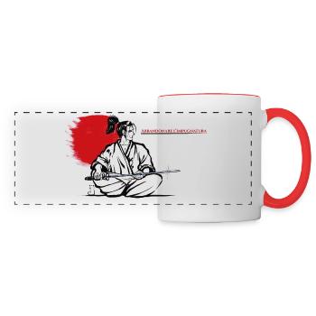 Samurai - Abandoning the - Panoramic Mug - white/red - Front