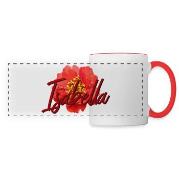 Isabella - Panoramic Mug - white/red - Front
