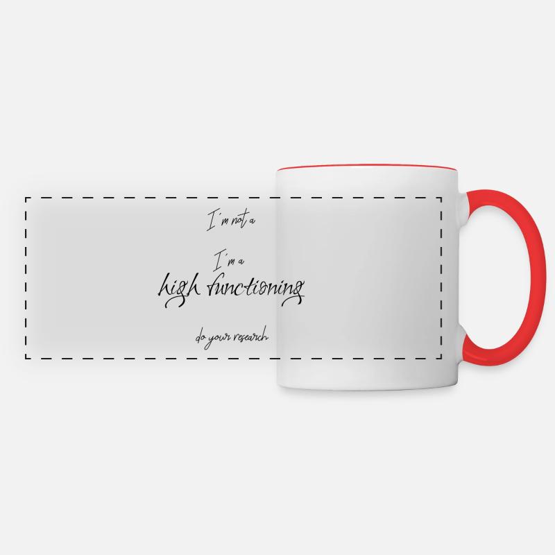 Sherlock - Panoramic Mug - white/red