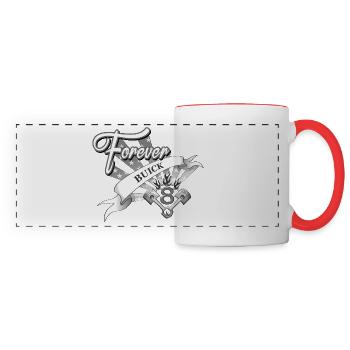 Forever V8 - Panoramic Mug - white/red - Front