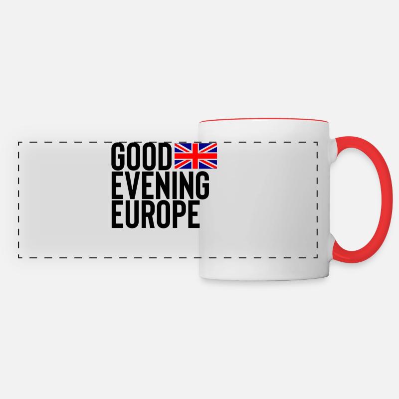 uk - Panoramic Mug - white/red