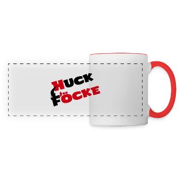 Fuck Höcke - Panoramatasse - Weiß/Rot - Vorne